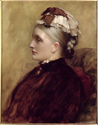 Alexandra Leighton (Mrs Sutherland Orr) (1827-1903), 1891 von Frederic Leighton